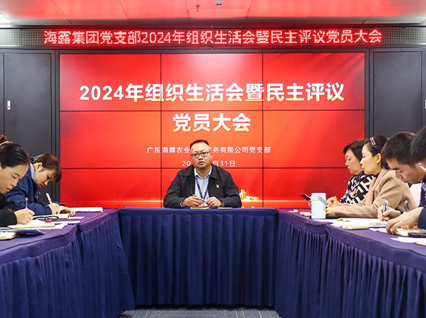 集团党支部召开2024年组织生涯会暨民主评议党员大会